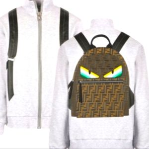 FENDI KIDS MONSTER EYES LOGO JACKET😍